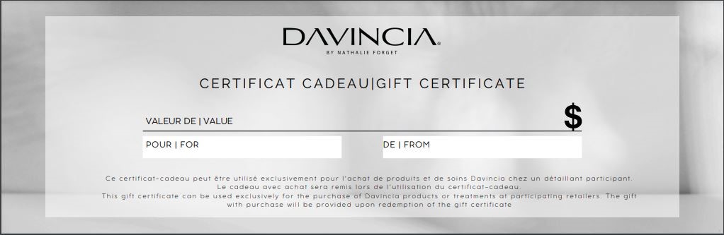 Certificat-Cadeau 